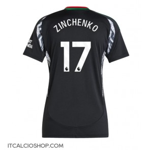 Arsenal Oleksandr Zinchenko #17 Seconda Maglia Femmina 2024-25 Manica Corta